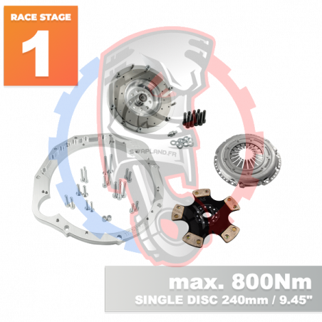 Kit Embrayage Race Stage 1 Conversion Moteur BMW V12 M70 Boite De Vitesses BMW M57N2 6-Rapports HGD JGA - 240mm