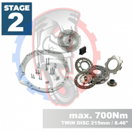 Kit embrayage Stage 2 conversion moteur BMW M70 boite de vitesse BMW M57N HGD JGA - 228mm