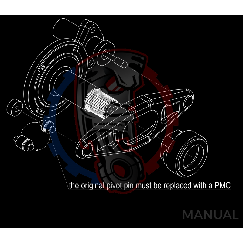 Kit embrayage Race stage 3 conversion moteur GM Chevrolet V8 LS boite BMW M57 / E46 S54 M3 - 184mm