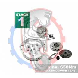 Kit embrayage Stage 1 conversion pour moteur BMW V8 M60 avec boite BMW M57N2 6-Vitesses HGU HGK - 240mm
