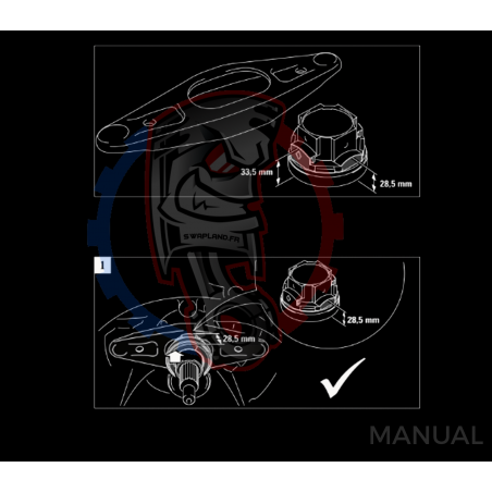 Kit embrayage Stage 1 conversion pour moteur BMW V8 M60 avec boite BMW M57N2 6-Vitesses HGU HGK - 240mm