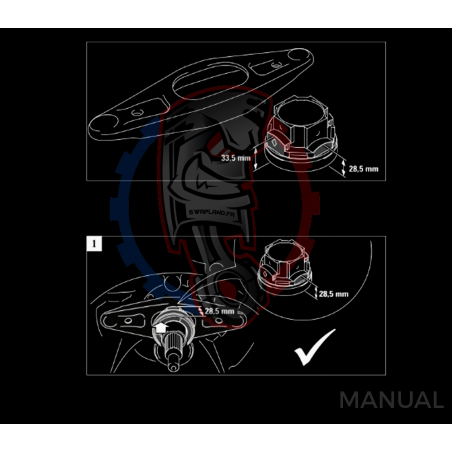 Kit embrayage Race stage 3 conversion moteur Toyota Lexus V8 UZ 1UZ 3UZ boite BMW M57N M57N2 HGD JGA HGA - 184mm