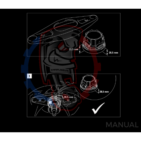 Kit embrayage Race stage 2 conversion moteur Toyota Lexus V8 UZ 1UZ 3UZ boite BMW M57N M57N2 6-Vitesses HGD JGA HGA - 184mm