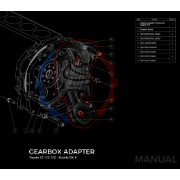 Kit Embrayage Stage 1 Conversion Moteur Toyota JZ 1JZ 2JZ pour Boite Mazda RX-8- 240mm 2