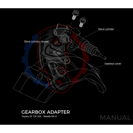 Kit Embrayage Stage 1 Conversion Moteur Toyota JZ 1JZ 2JZ pour Boite Mazda RX-8- 240mm