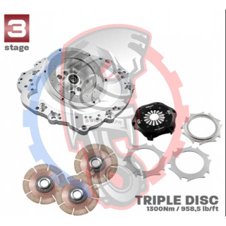 Kit embrayage Race Stage 3 conversion moteur Toyota JZ boite BMW M57N HGD JGA HGA - 184mm
