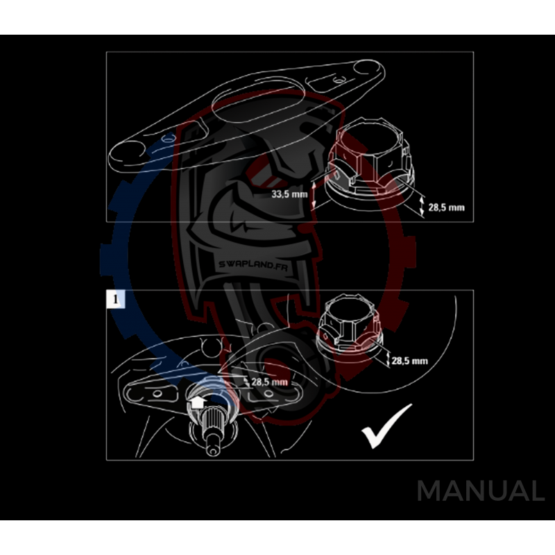 Kit embrayage Race Stage 2 conversion moteur Toyota JZ 1JZ 2JZ boite BMW M57N M57N2 6-Vitesses HGD JGA HGA - 184mm