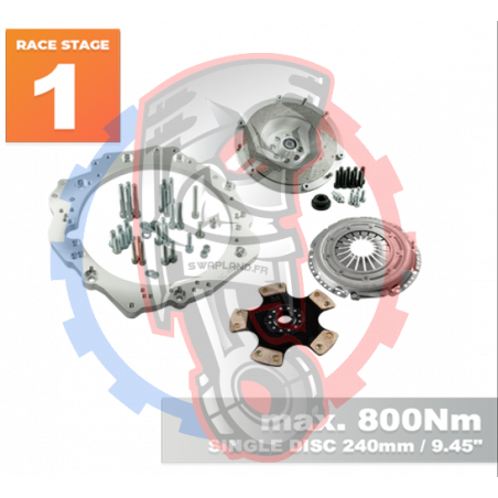 Kit Embrayage Race Stage 1 Conversion Moteur Toyota JZ 1JZ 2JZ Boite De Vitesse BMW M57N M57N2 6-Rapports HGD JGA HGA - 240mm