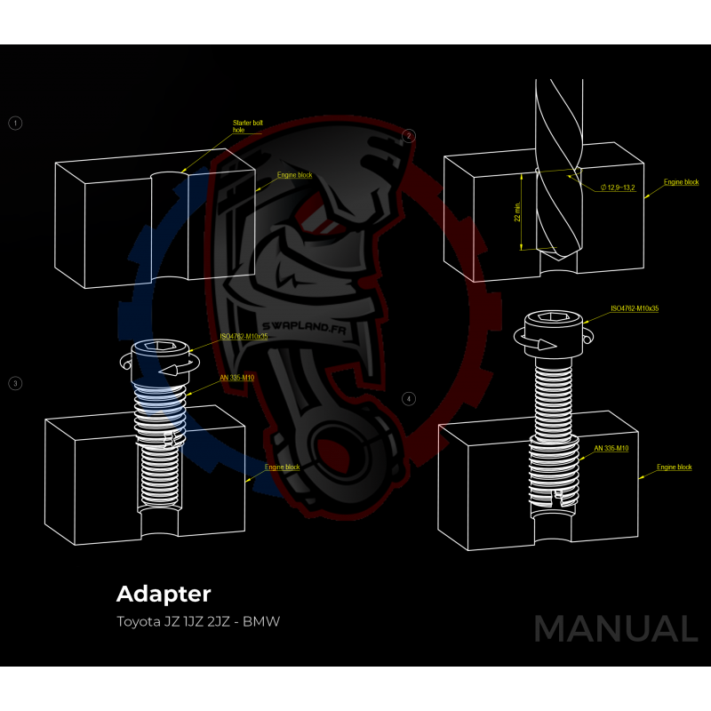 Kit Embrayage Race Stage 1 Conversion Moteur Toyota JZ 1JZ 2JZ Boite De Vitesse BMW M57N M57N2 6-Rapports HGD JGA HGA - 240mm