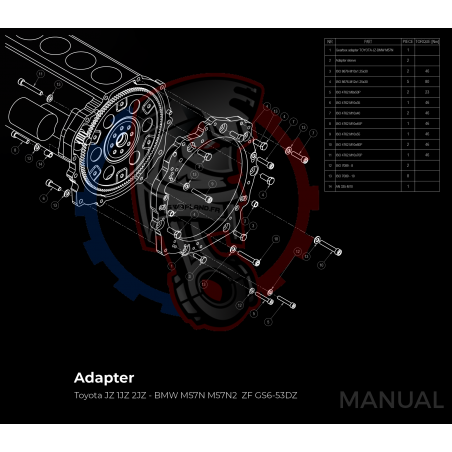 Kit Embrayage Race Stage 1 Conversion Moteur Toyota JZ 1JZ 2JZ Boite De Vitesse BMW M57N M57N2 6-Rapports HGD JGA HGA - 240mm