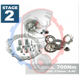 Kit Embrayage Race Stage 2 Conversion Moteur Toyota JZ 1JZ 2JZ Boite De Vitesse BMW E60 M57N2 6-Rapports HGD JGA - 228mm