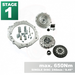 Kit Embrayage Stage 1 Conversion Moteur Toyota JZ 1JZ 2JZ pour Boite De Vitesse BMW M57N M57N2 6-Rapports HGD JGA HGA - 240mm