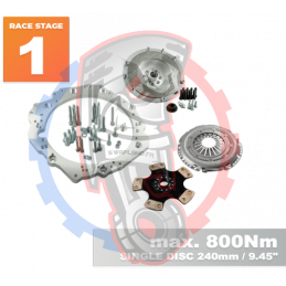 Kit Embrayage Race Stage 1 Conversion Moteur Toyota JZ 1JZ 2JZ avec Boite De Vitesse BMW M57N2 6-Rapports HGU HGK / N54 - 240mm