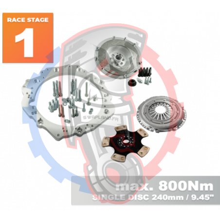 Kit Embrayage Race Stage 1 Conversion Moteur Toyota JZ 1JZ 2JZ avec Boite De Vitesse BMW M57N2 6-Rapports HGU HGK / N54 - 240mm