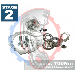 Kit Embrayage Stage 2 Conversion Moteur Toyota JZ 1JZ 2JZ pour Boite De Vitesse BMW E90 M57N2 HGU HGK 6 Rapports - 228mm