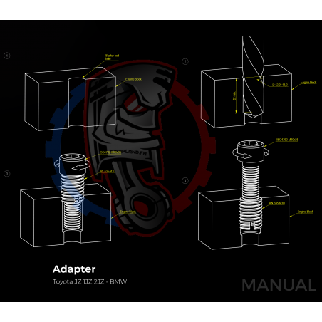 Kit Embrayage Race Stage 1 Conversion Moteur Toyota JZ 1JZ 2JZ Boite De Vitesse BMW M50 S50 M52 S52 M54 - 240mm