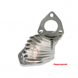 Bride inox 3 trous d’échappement Powersprint Ø 63,5 mm 