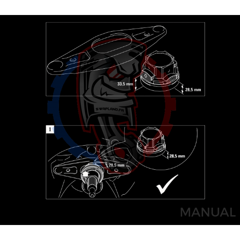 Kit Embrayage Race Stage 1 Conversion Moteur BMW V12 M70 Boite De Vitesses BMW M57N2 6-Rapports HGD JGA - 240mm