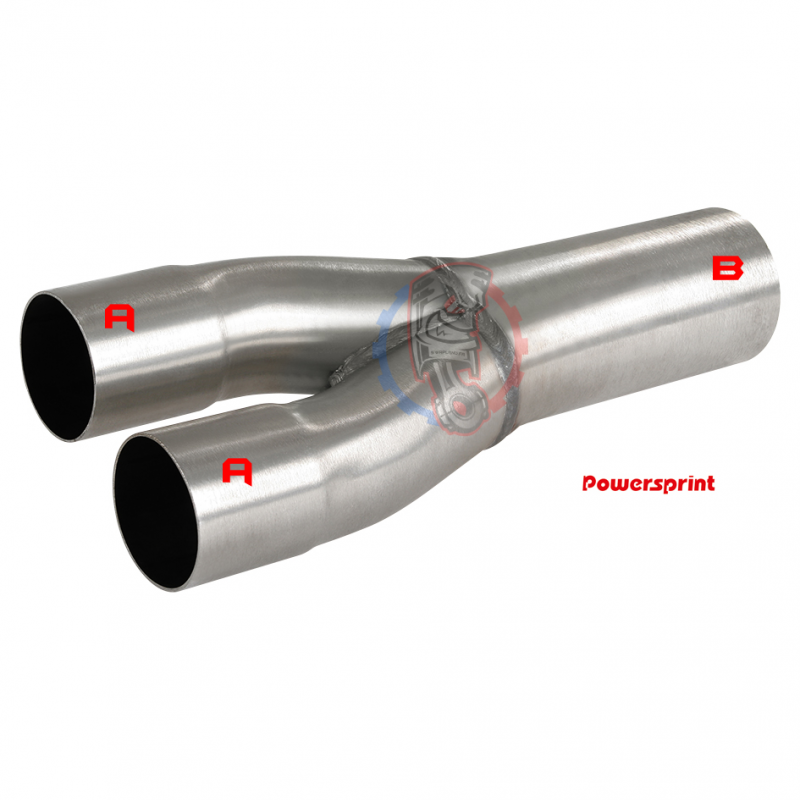 Powersprint tube Y 2 X 50 mm vers 63.5 mm – SWAPLAND 