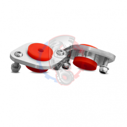 Support supérieur arrière PMC Motorsport BMW E30 E36 E46 Z3 Z4 Polyurethane 80ShA rouge - Swapland -