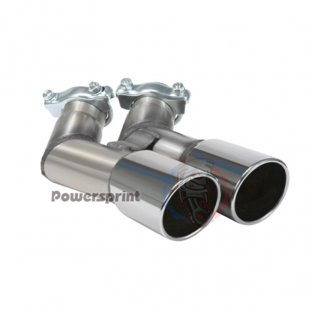 Double sorties échappement Powersprint VW Golf 5 76 mm - SWAPLAND -