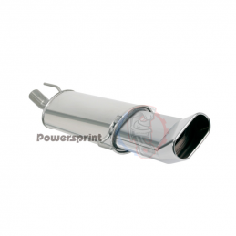 Silencieux sport monotube ovale Powersprint pour VWGolf