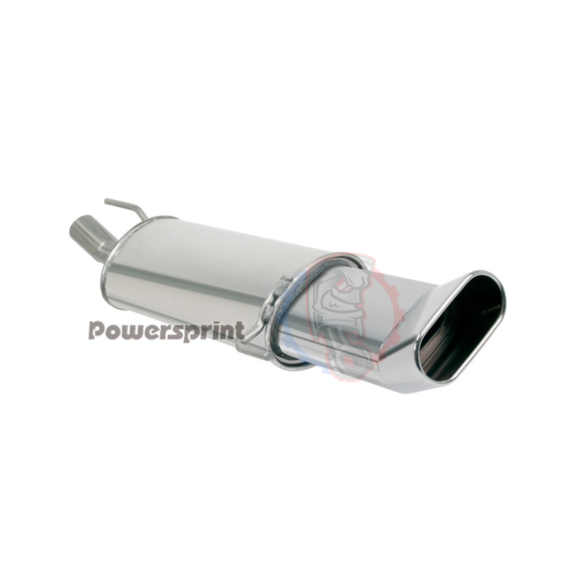 Silencieux sport monotube ovale Powersprint pour VWGolf