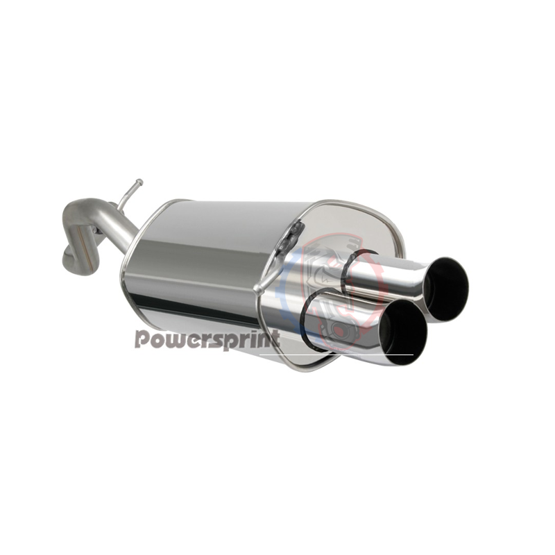 Silencieux sport double sortie rond Powersprint pour VWGolf 4 1.9