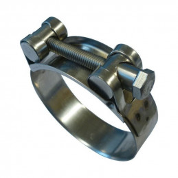 Collier de fixation inox caoutchouté 45 mm - SWAPLAND