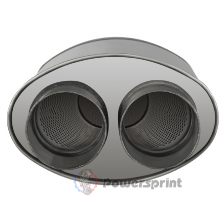Echappement ovale Powersprint X-lead diamètres 4 x 63,5 mm HF 25 - swapland -