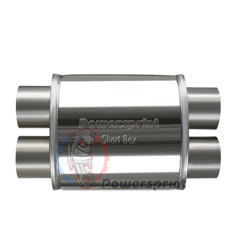 Echappement ovale Powersprint double diamètres 2x50 mm HF 25 - swapland -