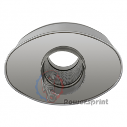Echappement ovale Powersprint diamètres 76 mm HF 25 - swapland - 2