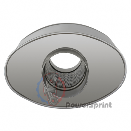 Echappement ovale Powersprint diamètres 76 mm HF 25 - swapland -