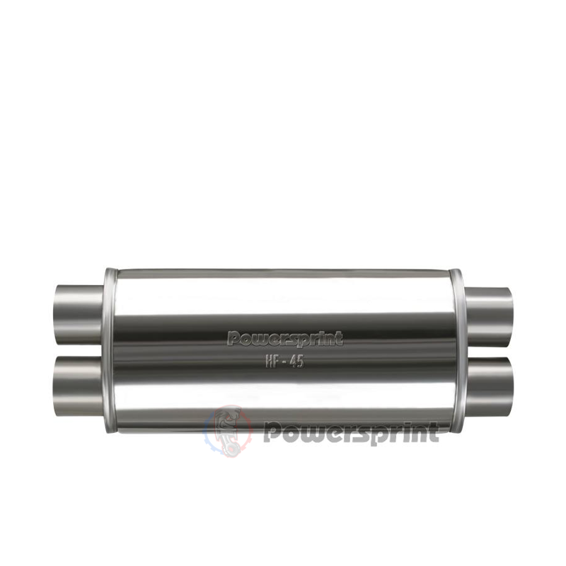 Echappement ovale Powersprint diamètres 2x63.5 mm HF 45 - swapland -