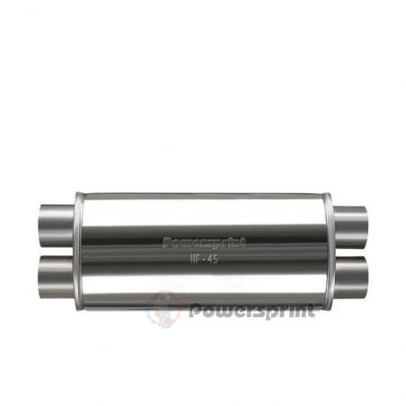Echappement ovale Powersprint diamètres 2x63.5 mm HF 45 - swapland -