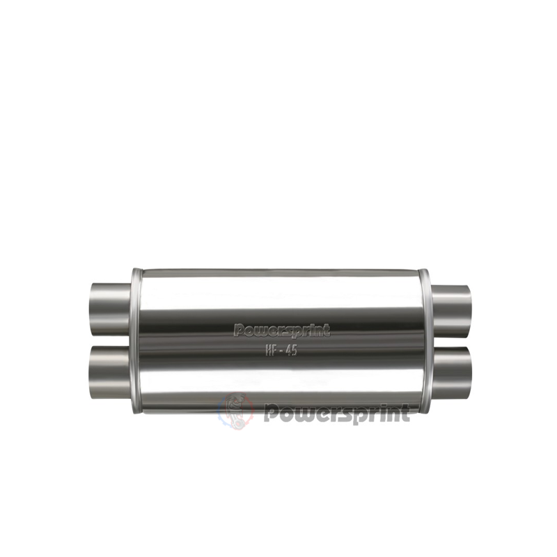 Echappement ovale Powersprint diamètres 2x76 mm HF 45 - swapland -