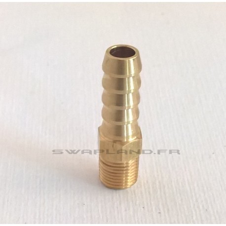 Raccord Sytec droit 1/8 NPT 8 mm
