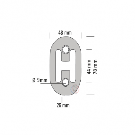 Silent Bloc Ø9 48 x 78 Powersprint - swapland -