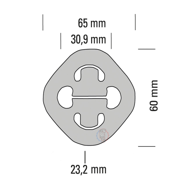 Silent Bloc 65mm x 60mm Powersprint - swapland -