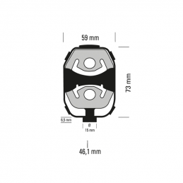 Silent Bloc Ø15 59 x 73 Powersprint - swapland - 2