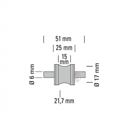 Silent Bloc Ø6 51 x 25 Powersprint - swapland - 2