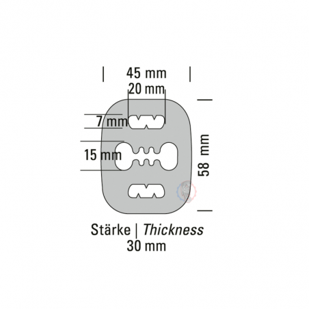 Silent Bloc 45mm x 58mm Powersprint - SWAPLAND -