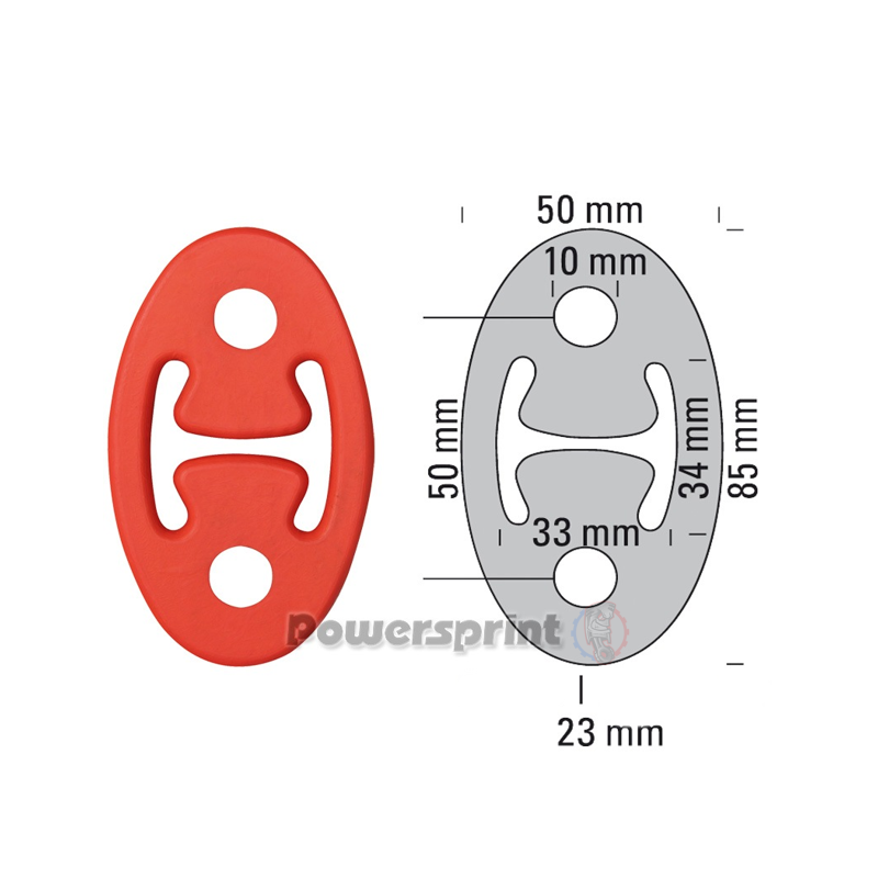 Silent Bloc 50mm x 85mm Powersprint DupontTM Viton - swapland -