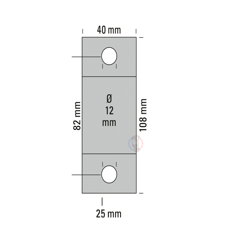 Silent Bloc Ø12 40mm x 108mm Powersprint - swapland -