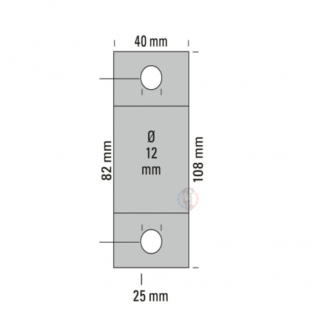Silent Bloc Ø12 40mm x 108mm Powersprint - swapland -