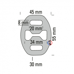 Silent Bloc 45mm x 55mm Powersprint - swapland - 2