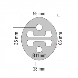 Silent Bloc Ø11 55x 65 Powersprint - swapland - 2