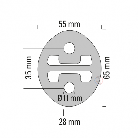 Silent Bloc Ø11 55x 65 Powersprint - swapland -