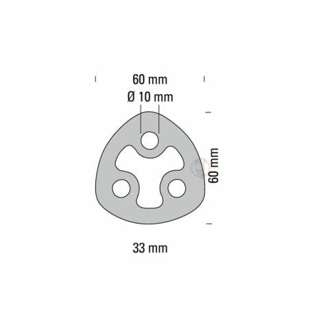 Silent Bloc Ø10 60 x 60 Powersprint - swapland -