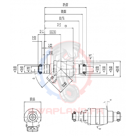 Injecteur basse impédance Racetronix 750cc - Swapland
